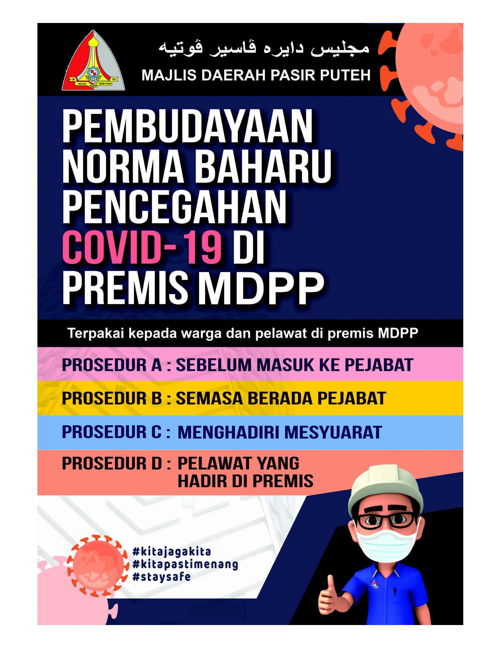 Pembudayaan Norma Baharu Mdpp 2020 Portal Rasmi Majlis Daerah Pasir Puteh Mdpp